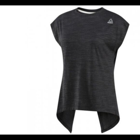 Reebok Elements Marble sleeveless marked dark gray top, NWT, small - Picture 1 of 9